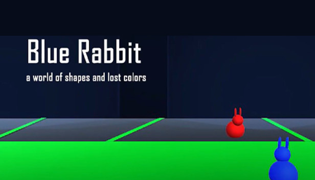 Blue rabbit a world of shapes and lost colors