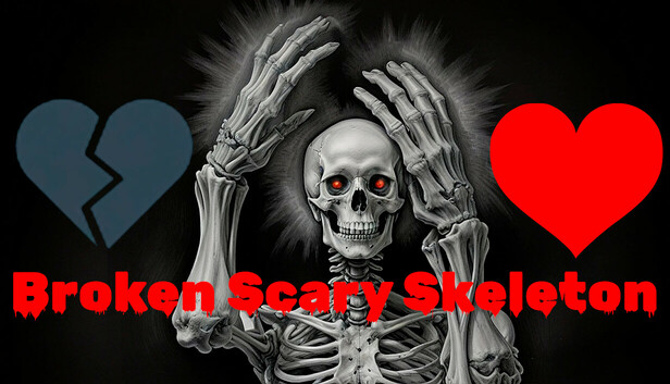 Broken Scary Skeleton