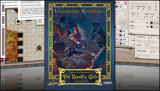 Fantasy Grounds - 5E: Legendary Beginnings: The Bandit's Cave