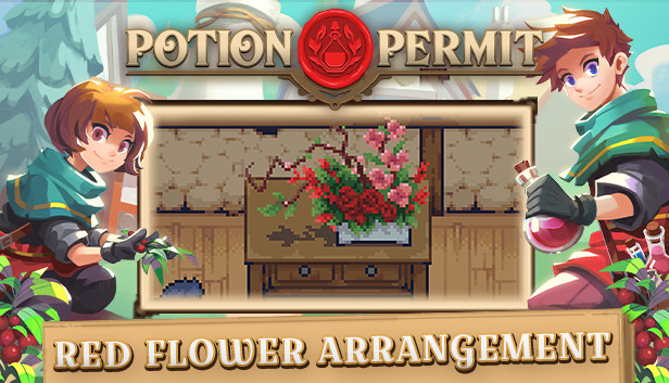 Potion Permit - Red Flower Arrangement