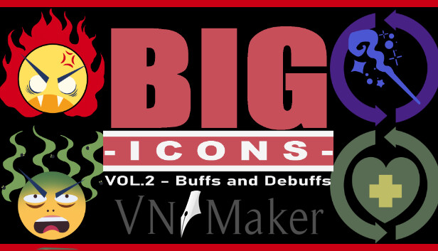 Visual Novel Maker - Big Icons Vol.2 - Buffs and Debuffs