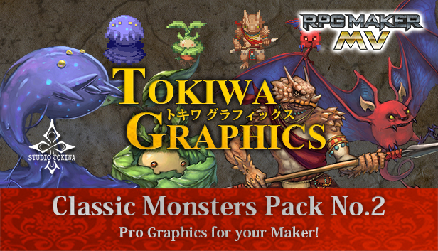 RPG Maker MV - TOKIWA GRAPHICS Classic Monsters Pack No.2