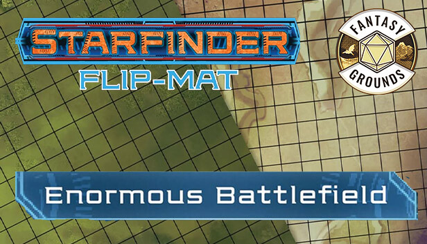 Fantasy Grounds - Starfinder RPG - Starfinder Flip-Mat - Enormous Battlefield