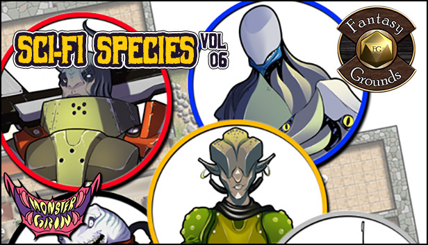 Fantasy Grounds - Sci-fi Species, Volume 6 (Token Pack)
