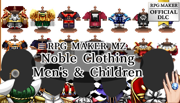 RPG Maker MZ - Noble Clothing Men's and Children