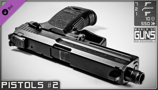 World of Guns: Pistols Pack #2