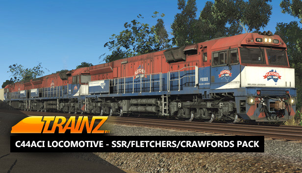 Trainz 2019 DLC - SSR Fletchers Crawfords GE C44aci Pack