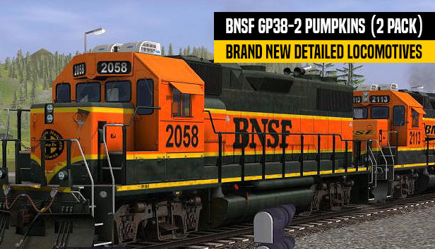 Trainz Plus DLC - BNSF GP38-2 Pumpkins (2 Pack)