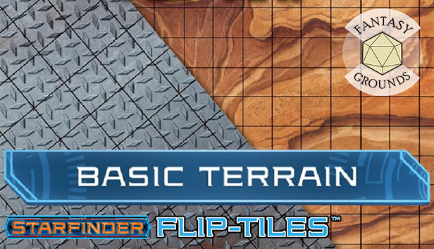 Fantasy Grounds - Starfinder RPG - Flip-Mat - Basic Terrain