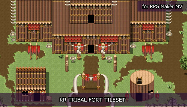 RPG Maker MV - KR Tribal Fort Tileset