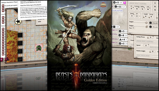 Fantasy Grounds - Beasts & Barbarians Golden Edition (Savage Worlds)
