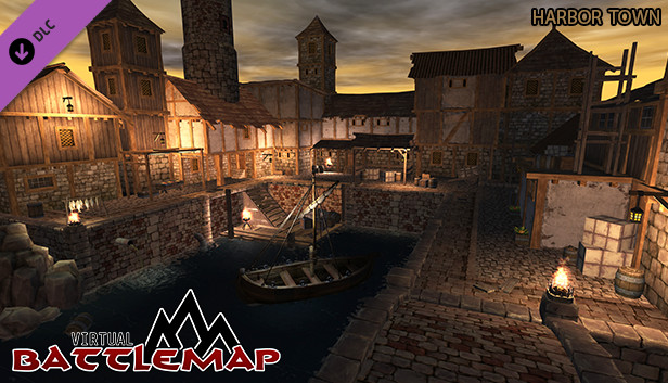 Virtual Battlemap DLC - Harbor Town