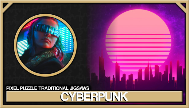 Pixel Puzzles Traditional Jigsaws Pack: Cyberpunk