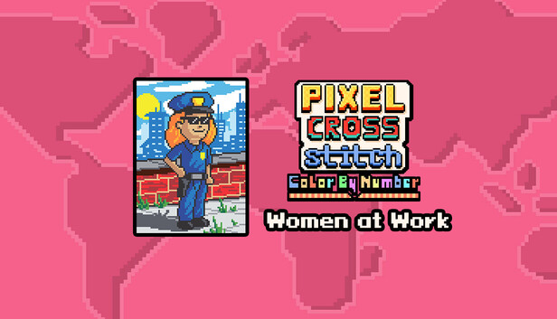 Pixel Cross Stitch - Women At Work Pack