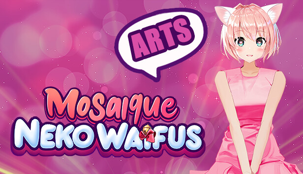 Mosaique Neko Waifus Arts