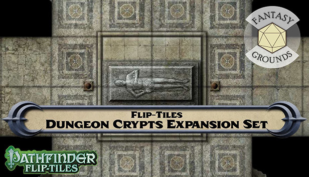 Fantasy Grounds - Pathfinder RPG - Flip-Tiles - Dungeon Crypts Expansion