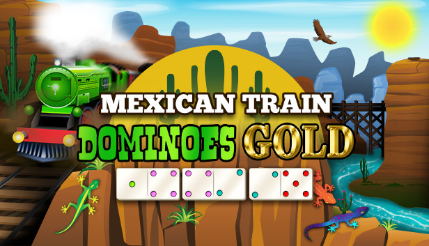 Mexican Train Dominoes Gold