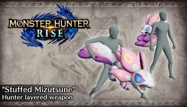 Monster Hunter Rise - Broń warstwowa łowcy „Wypchany Mizutsune” (ciężkie łukodziałko)