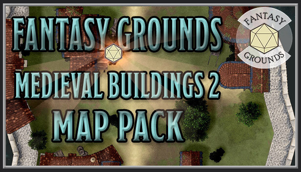 Fantasy Grounds - FG Medieval Buildings 2 Map Pack