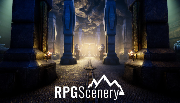 RPGScenery - Dwarven Hall Scene