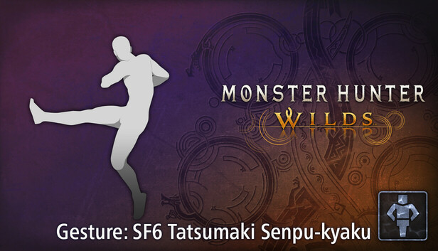 Monster Hunter Wilds - Gesture: SF6 Tatsumaki Senpu-kyaku