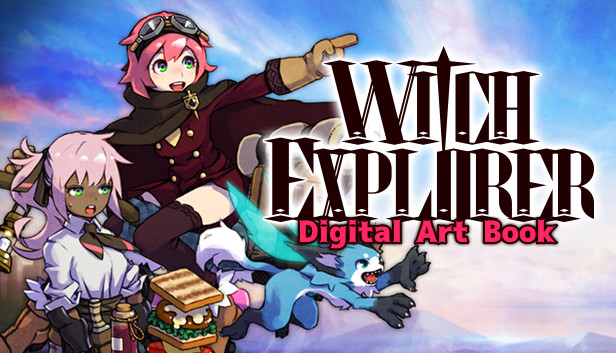 Witch Explorer Digital Art Book
