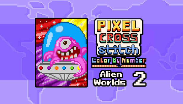 Pixel Cross Stitch - Alien Worlds Pack 2