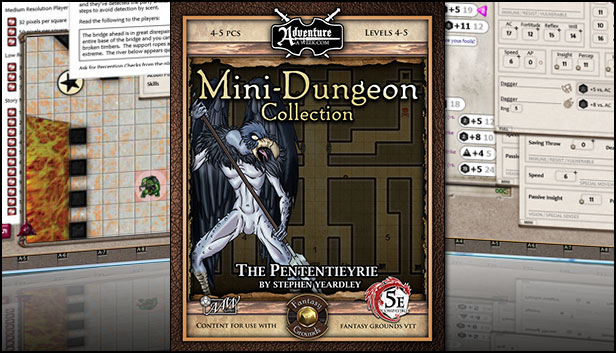 Fantasy Grounds - Mini-Dungeon #007: The Pententieyrie (5E)