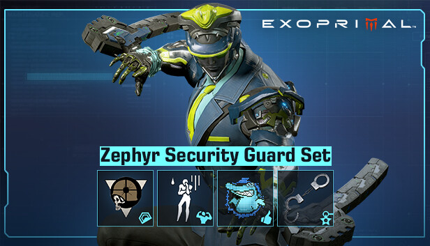 Exoprimal - Zestaw Ochroniarz dla egzopancerza Zephyr