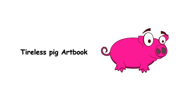 Tireless pig Artbook