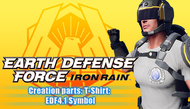 EARTH DEFENSE FORCE: IRON RAIN - Creation parts: T-Shirt: EDF4.1 Symbol