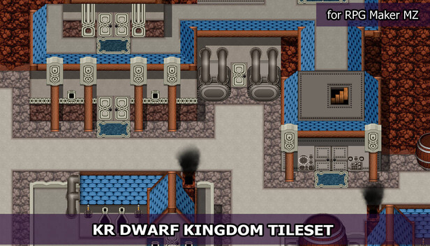 RPG Maker MZ - KR Dwarf Kingdom Tileset