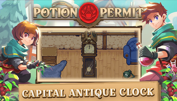 Potion Permit - Capital Antique Clock