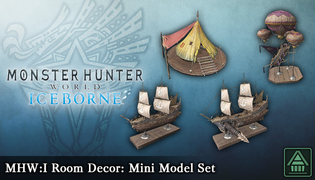 Monster Hunter World: Iceborne - Dekoracje wewnętrzne MHW:I: Zestaw miniaturowych modeli
