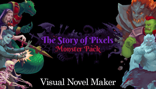 Visual Novel Maker - The Story of Pixels - Monster Pack