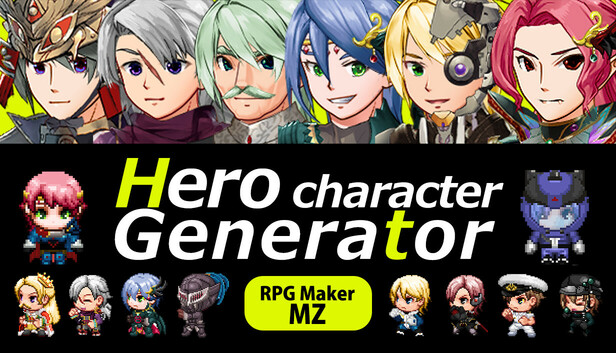 RPG Maker MZ - Hero Character Generator for MZ