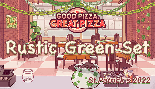 Good Pizza, Great Pizza - Rustykalny zielony zestaw - Św. Patryk 2022