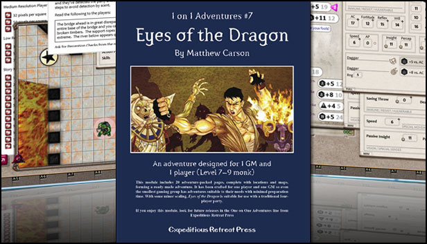 Fantasy Grounds -  1 on 1 Adventures #7: Eyes of the Dragon (3.5E/PFRPG)