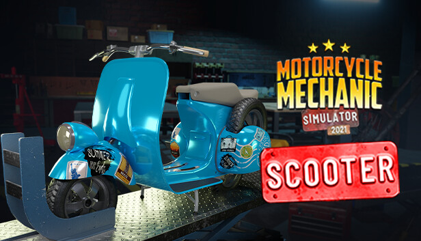 Motorcycle Mechanic Simulator 2021 - Scooter DLC