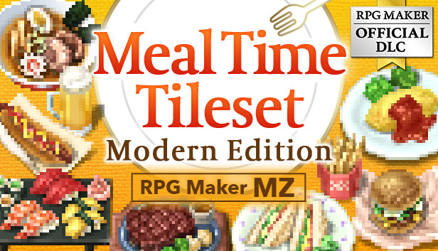 RPG Maker MZ - Meal Time Tileset - Modern edition