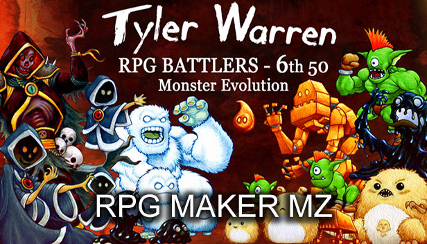 RPG Maker MZ - Tyler Warren RPG Battlers: Monster Evolution