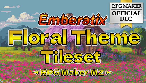 RPG Maker MV - Emberatix Floral Theme Tileset
