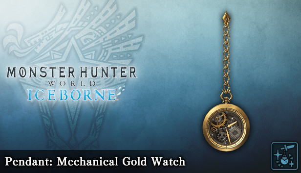 Monster Hunter World: Iceborne - Zdobienie: mechan. złoty zegarek