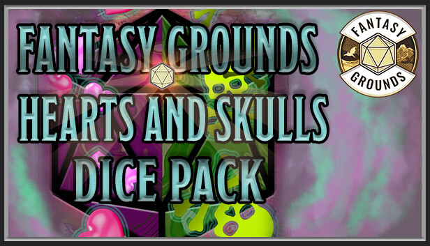 Fantasy Grounds - Hearts and Skulls Dice Pack