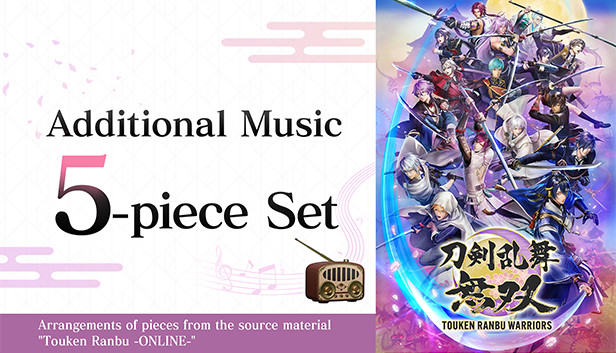 Touken Ranbu Warriors - Additional Music 5-piece Set