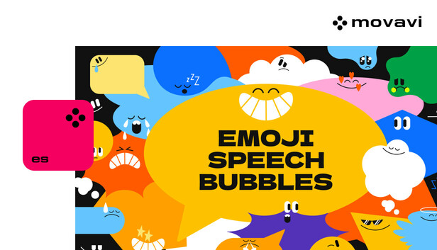 Movavi Video Suite 2025 Steam Edition - Emoji Speech Bubbles Pack