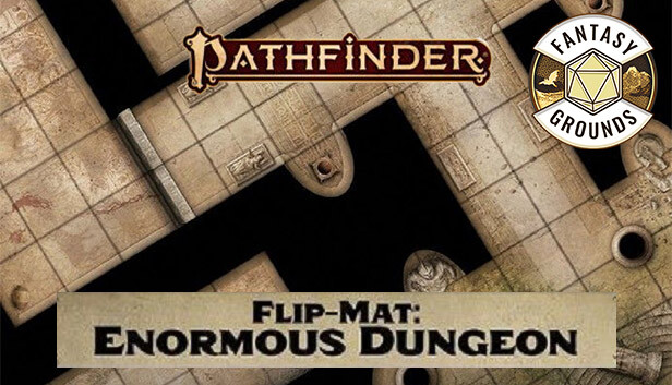 Fantasy Grounds - Pathfinder RPG - Pathfinder Flip-Mat - Enormous Dungeon