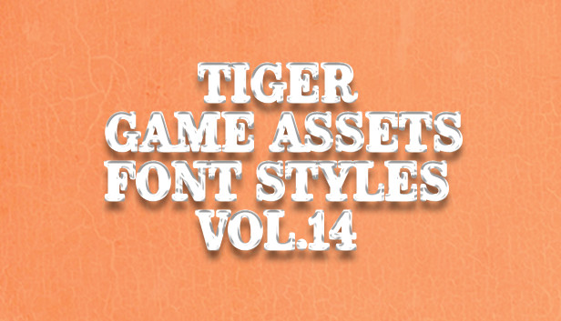 TIGER GAME ASSETS FONT STYLES VOL.14