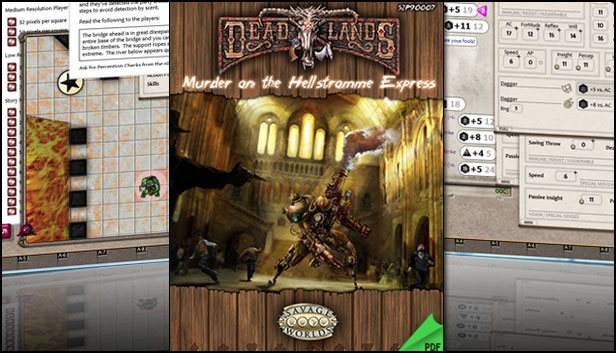 Fantasy Grounds - Deadlands Reloaded: Murder on the Hellstromme Express