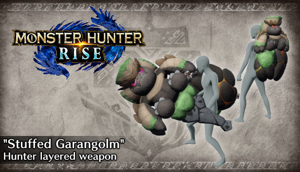 Monster Hunter Rise - Broń warstwowa łowcy „Wypchany Garangolm” (ładowane ostrze)